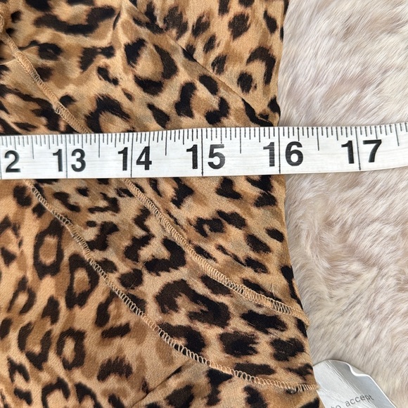 CHARLES HENRY | Tiered Leopard Print Ruffle Dress, Size M, NWT - Picture 6 of 16